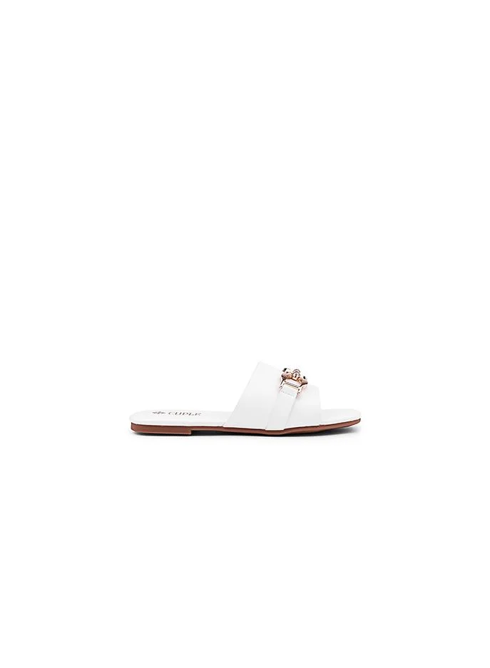 كابلي Girls Flat Slide Slippers